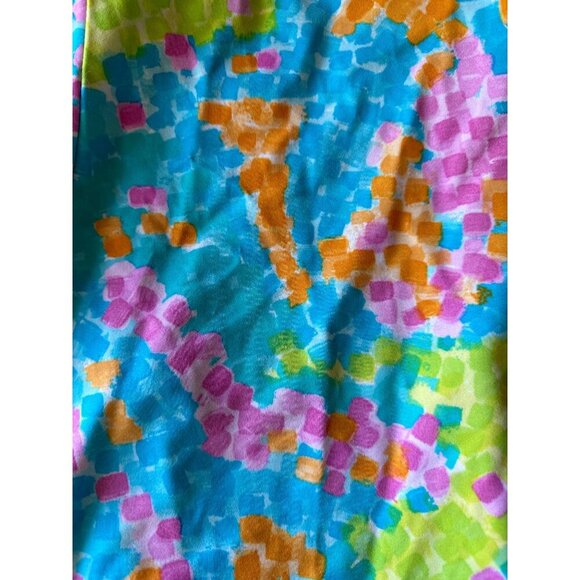 SeaWaves Vintage 1970s One Piece Skirted Swimsuit Adjustable Straps Size 11 - Picture 2 of 8